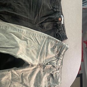 Levi and Zara boot cut jeans